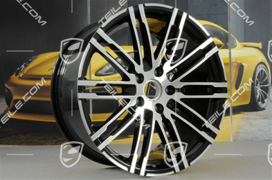 21-inch rims set Turbo III, facelift, 10J x 21 ET50, black high gloss