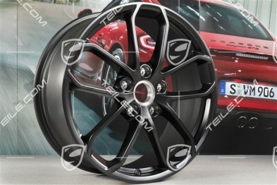 20-inch GT4 wheel rim, 8,5J x 20 ET61, black satin matt