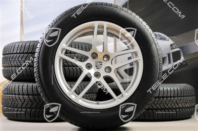18-inch "Macan S" Winter wheel set, rims 8J x 18 ET21 + 9J x 18 ET21, Pirelli winter tyres 235/60 ZR 18 + 255/55 ZR 18, with TPMS