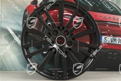 20" Felga Panamera Design, 11,5J x 20 ET68, czarny satynowy półmat