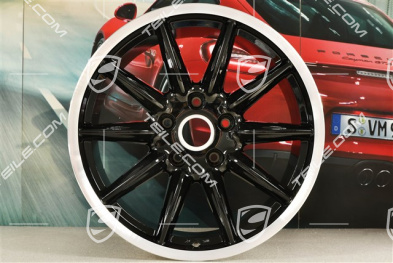 19-inch "Carrera Sport" wheel rim, 11,5J x 19 ET67, black high gloss