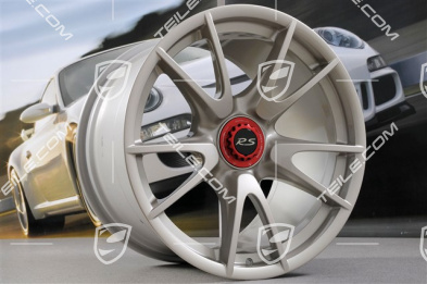 19-inch GT3RS II 4.0 / GT2RS wheel set, white gold metallic, front 9J x 19 ET47 + rear 12J x 19 ET48
