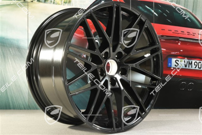 21" Felgensatz RS Spyder Design, 11J x 21 ET49 + 9,5J x 21 ET46, schwarz hochglanz