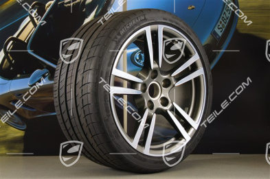19" Sommerräder Satz TURBO II, Felgen 8J x 19 ET57 + 11J x 19 ET67 + Reifen 235/35 ZR19 + 295/30 ZR19, mit RDK