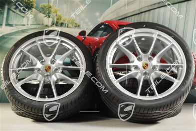 20" Sommerräder Satz Carrera S III, 8,5J x 20 ET51 + 11J x 20 ET52 + Reifen 245/35 ZR20 + 305/30 ZR20, ohne RDK-Sensoren
