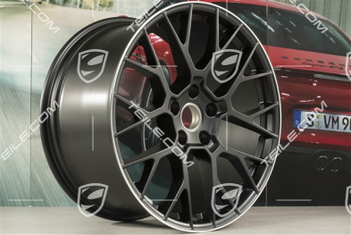 21-inch RS Spyder wheel rim, 11,5J x 21 ET67, black satin matt