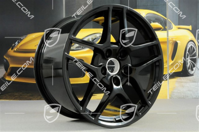 19" felga Carrera S II, 11J x 19 ET67, czarny połysk