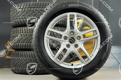 19" Koła zimowe Cayenne Turbo, 4x felgi 8,5 J x 19 ET 59 + 4x opony zimowe Dunlop 265/50 R 19 110V XL M+S, z czujnikami ciśnienia RDK