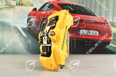 PCCB Bremssattel, ohne Belag, für Keramikbremsen, gelb, L