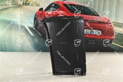 GT3, Osłona kratki wlotu powietrza, tylna, Czarny mat, L