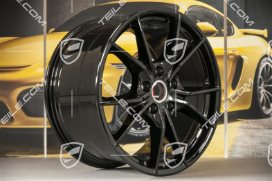20" Felge Carrera S (IV), 11J x 20 ET78, für Winterbetrieb, C2/C2S, schwarz hochglanz