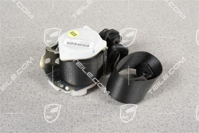 Seat belt, rear, Black, USA version, L=R