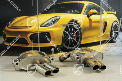 Maserati 4200 - Sport mufflers, RUF, complete L+R