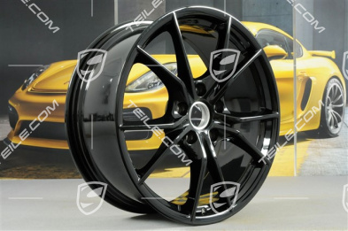 20" Felgensatz Carrera S IV, 8,5J x 20 ET49 + 11J x 20 ET78, für Winterbetrieb, C2/C2S, Tiefschwarz-Metallic
