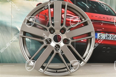20-inch wheel rim Panamera Design 2, 9,5J x 20 ET71, Platinum satin-matt