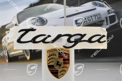 "Targa" Schriftzug, schwarz "Targa" Schriftzug, schwarz