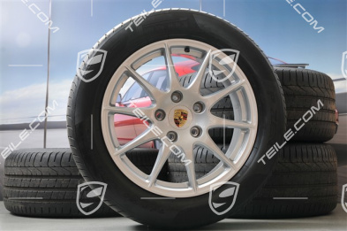 18-inch summer wheel set Panamera S, wheels 8J x 18 ET59 + 9J x 18 ET53 + tyres Pirelli P-Zero 245/50 18 + 275/45 18
