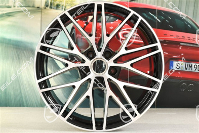21-inch wheel rim set RS Spyder Design, 11J x 21 ET49 + 9,5J x 21 ET46, black high gloss