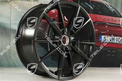 20-inch wheel rim Carrera S, 8,5J x 20 ET53 in black satin-mat