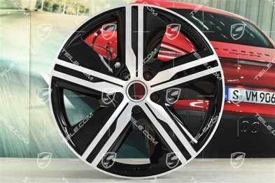 22" Macan Exclusive Design Felgensatz, 9J x 22 ET29 + 11J x 22 ET47, schwarz hochglanz