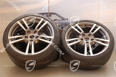 19" Komplet kół letnich TURBO II, felgi 8J x 19 ET57 + 11J x 19 ET67 + opony 235/35 ZR19 + 295/30 ZR19