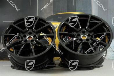 20" Felgensatz Macan SportDesign, 9J x 20 H2 ET26 + 10J x 20 H2 ET19, schwarz hochglanz