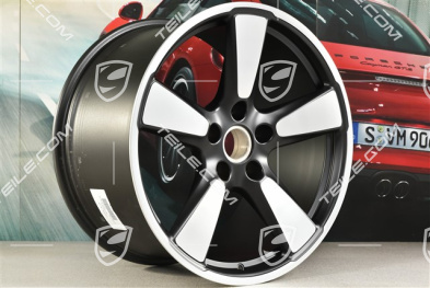 20" Felge Sport Classic "50 Jahre 911", 11,5J x 20 ET48, in Schwarz Seidenmatt