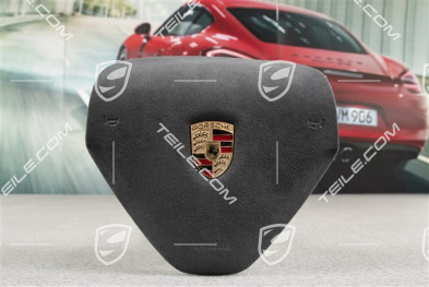 Airbag, 3-spoke, Alcantara, black