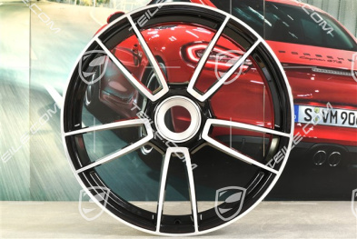 20" Turbo S Felge, 8,5J x 20 ET50, in Schwarz Hochglanz