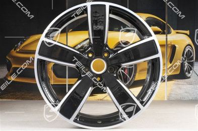 22" Felga Sport Classic, 10J x 22 ET48, czarny wysoki połysk