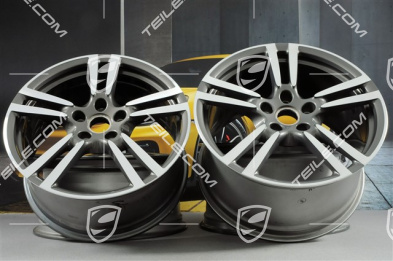 20-inch Turbo II wheel set, 9,5J x 20 ET 65 + 11J x 20 ET68 20-inch Turbo II wheel set, 9,5J x 20 ET 65 + 11J x 20 ET68