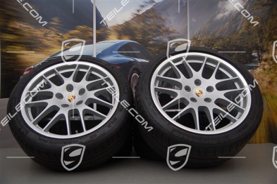 20-inch RS Spyder summer wheel set, front 9,5J x 20 ET65 + rear 11J x 20 ET68 + summer tyres 255/40 ZR20 + 295/35 ZR20, with TPMS sensors