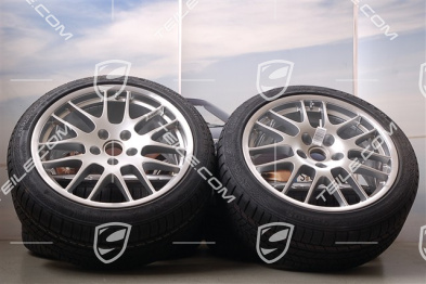 20" Komplet kół zimowych RS Spyder, felgi 9,5J x 20 ET65 + 10,5J x 20 ET65 + opony zimowe Continental 255/40 R20 + 285/35 R20, z czujnikami ciśnienia RDK