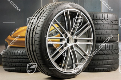 20" Turbo IV Sommerräder Satz, Felgen 8,5J x 20 ET49 + 11,5J x 20 ET76 + Sommerreifen 245/35 R20 + 305/30 R20