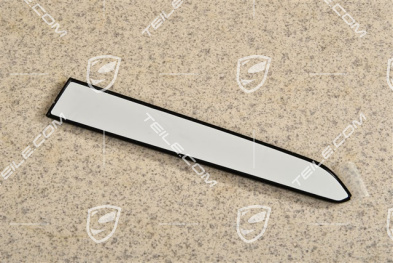 Zierleiste für Ladeklappe, Schwarz matt, R