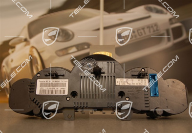 Kombiinstrument, GT3 / GT3 RS, 6-Gang, Zifferblätter in Schwarz
