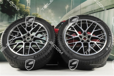 20" "RS Spyder Design" koła zimowe, komplet, felgi 9J x 20 ET26 + 10J x 20 ET19, opony zimowe Michelin Pilot Alpin 5 SUV 265/45 R20 + 295/40 R20, z czujnikami ciśnienia
