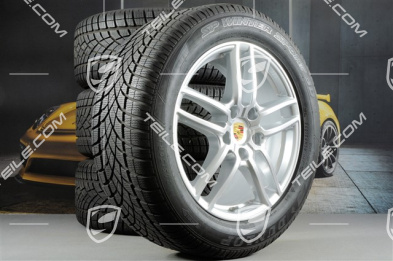 19-inch winter wheels set "Cayenne Turbo IV" facelift 2014->, alloy rims 8,5J x 19 ET59 + Dunlop Winterreifen 3D 265/50 R19, with TPM