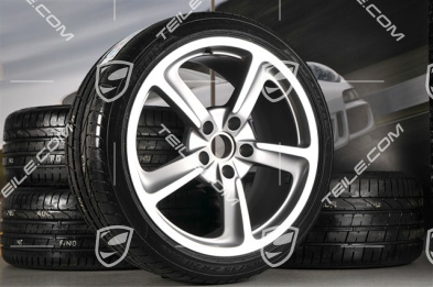 20" Koła letnie SportTechno, felgi 8,5J x 20 ET57 + 10J x 20 ET50 + NOWE opony letnie Pirelli 235/35 R20 + 265/35 R20, bez czujników RDK