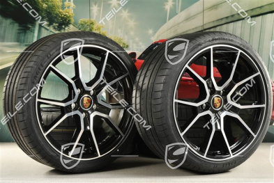 21" RS Spyder Design Sommerräder Satz, Felgen 9,5J x 21 ET60 + 11,5J x 21 ET66 + Goodyear Sommerreifen 265/35 R21 + 305/30 R21