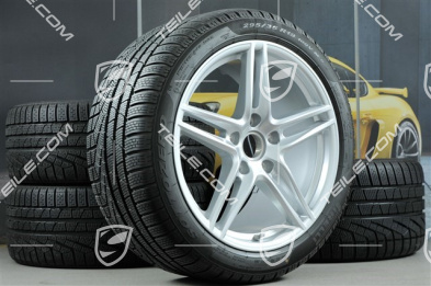 19-inch winter wheels set Carrera, rims 8,5J x 19 ET50 + 11J x 19 ET56 + NEW Pirelli Sottozero II winter tyres 235/40 R19 + 295/35 R19, not for vehicles with PCCB +not for vehicles with rear-axle steering