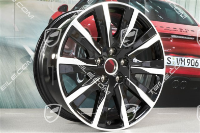 20" wheel rim Taycan Tequipment Design, 9J x 20 ET54, black high gloss
