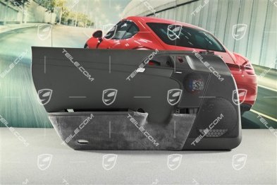 Türverkleidung, Bose Klangpaket, Kunstleder / Slush, Steingrau, RHD, L