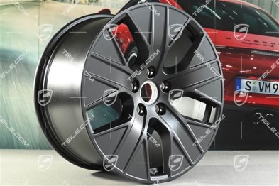 20-inch wheel rim Taycan Turbo Aero, 11J x 20 ET60, in black satin-mat