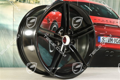 21-inch wheel rim Mission E Design, 9,5J x 21 ET60, black high gloss
