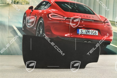 Cabrio, Osłona / klapka mechanizmu dachu czarna, R