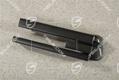 Front seat rail cover, Black, L