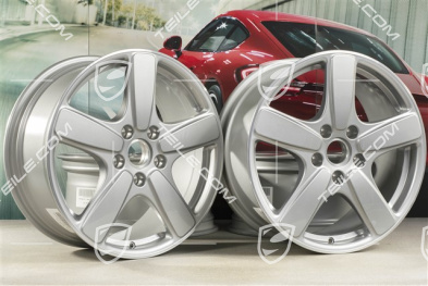 19" Felgensatz Cayenne Sport Classic II, 8,5J x 19 ET59, GT-Silber-Metallic