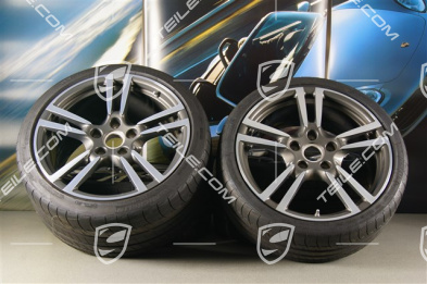 19-inch TURBO II summer wheel set, wheels: 8J x 19 ET57 + 11J x 19 ET67 + tyres: 235/35 ZR19 + 295/30 ZR19, with TPMS