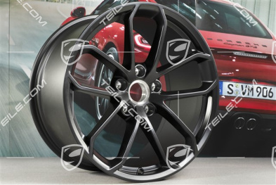 20" Felgensatz 718 Cayman GT4, Felgen 8,5J x 20 ET61 + 11J x 20 ET50, schwarz seidenmatt